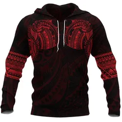 Polynesian Tattoo Pullover Unisex Hoodie Bt04
