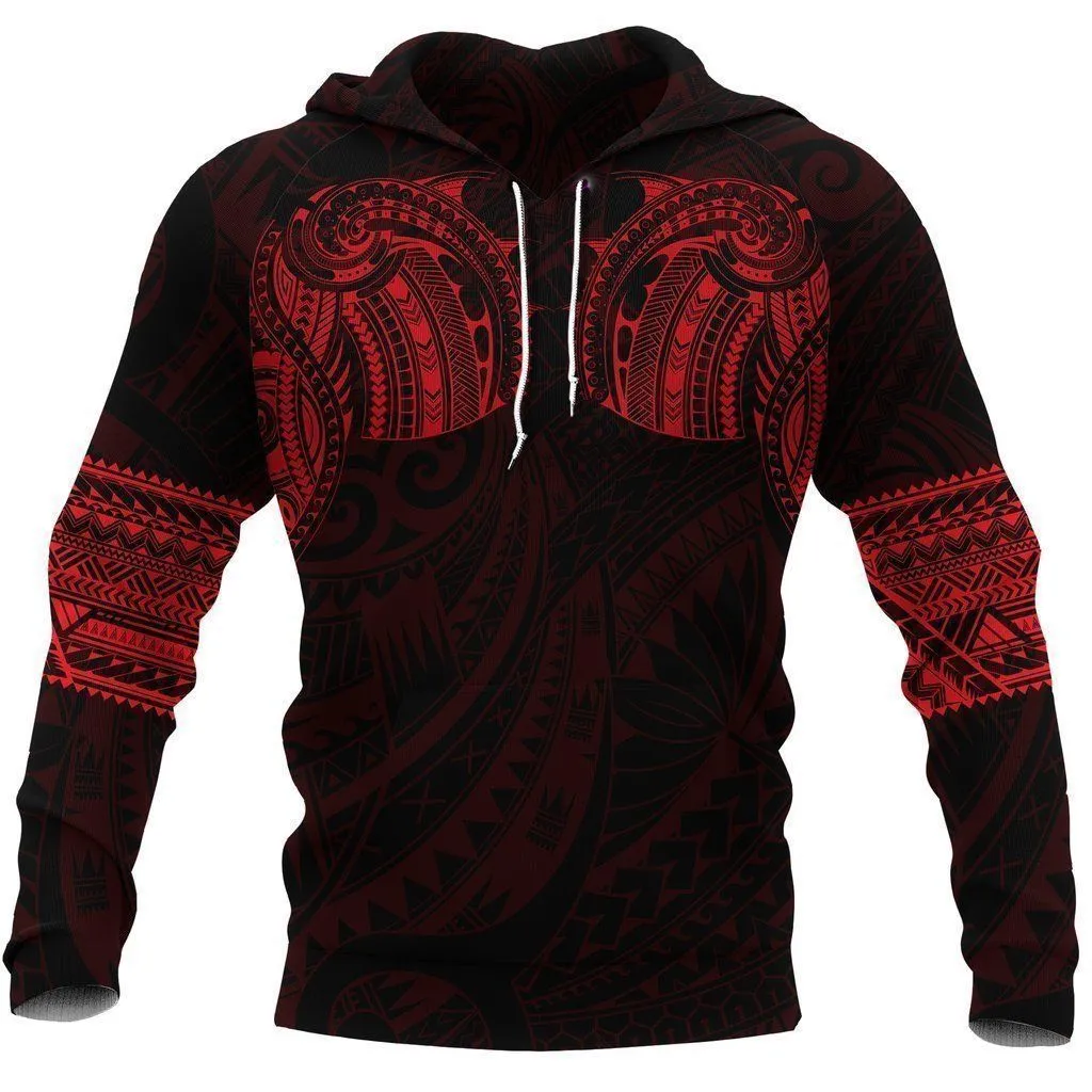 Polynesian Tattoo Pullover Unisex Hoodie Bt04