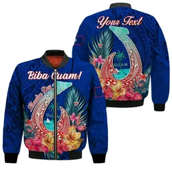 (Custom Personalised) Guam Liberation Day Bomber Jacket Polynesian Fish Hook Happy 78th Anniversary LT14