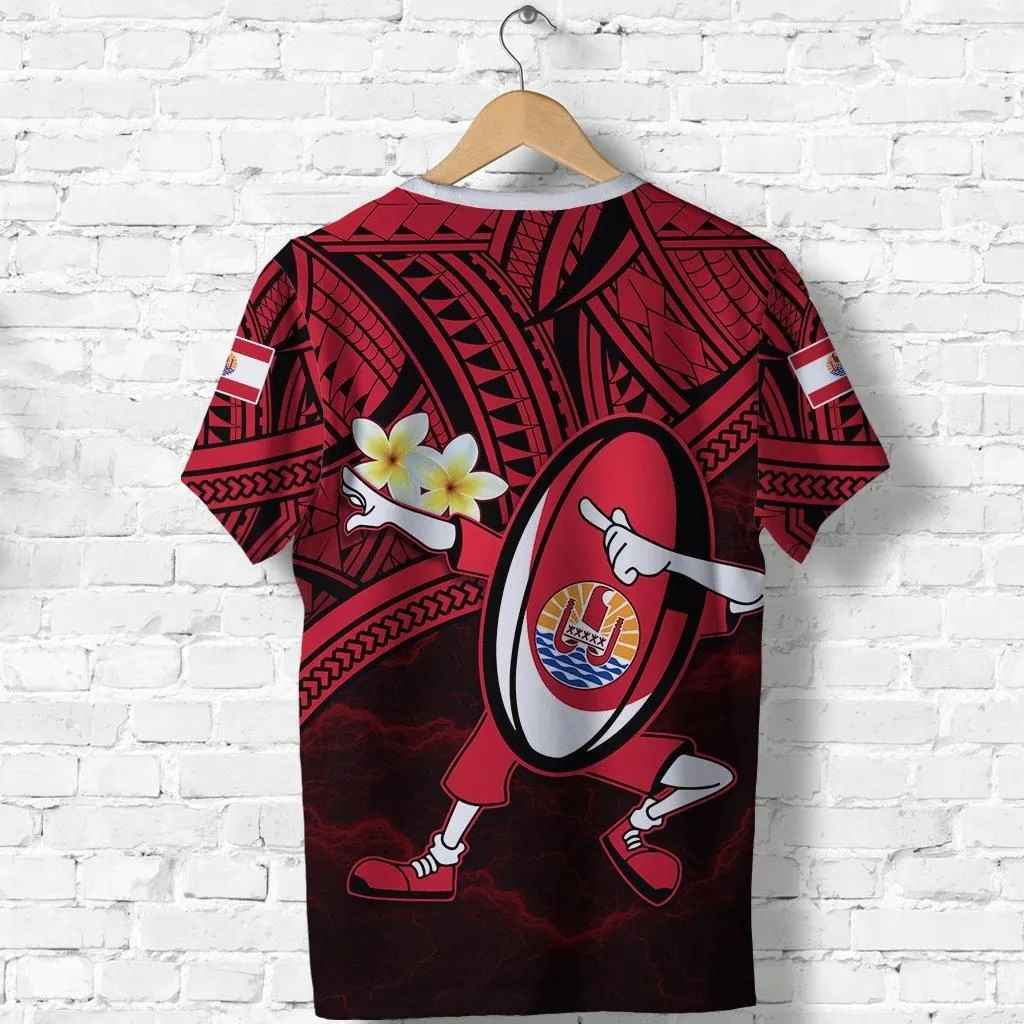 Tahiti Rugby T shirt Dab Trend Creative