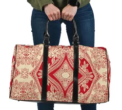 Polynesian Plumeria Mix Hawaii Travel Bag