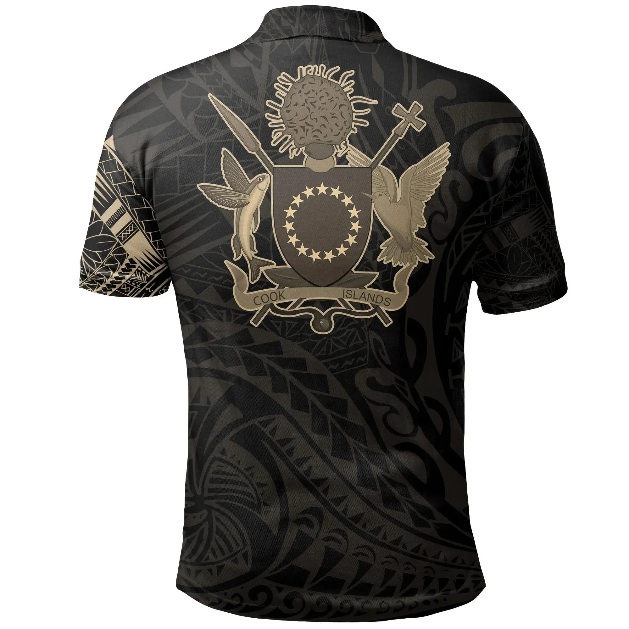 Alohawaii Shirt - Polo Shirt Cook Islands in My Heart Tattoo A7