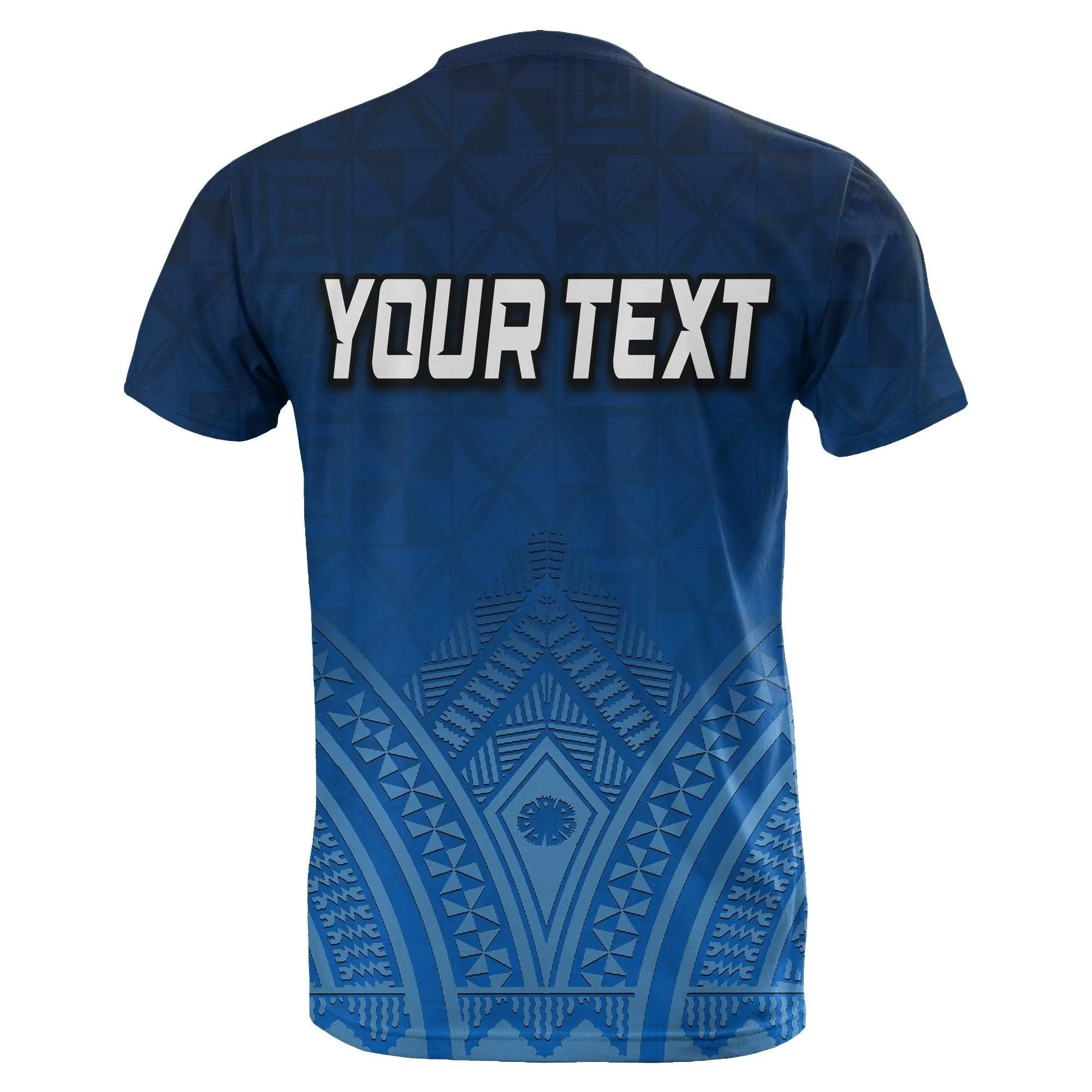 (Custom Personalised) Fiji Kaiviti Silktails Rugby T-Shirt LT6