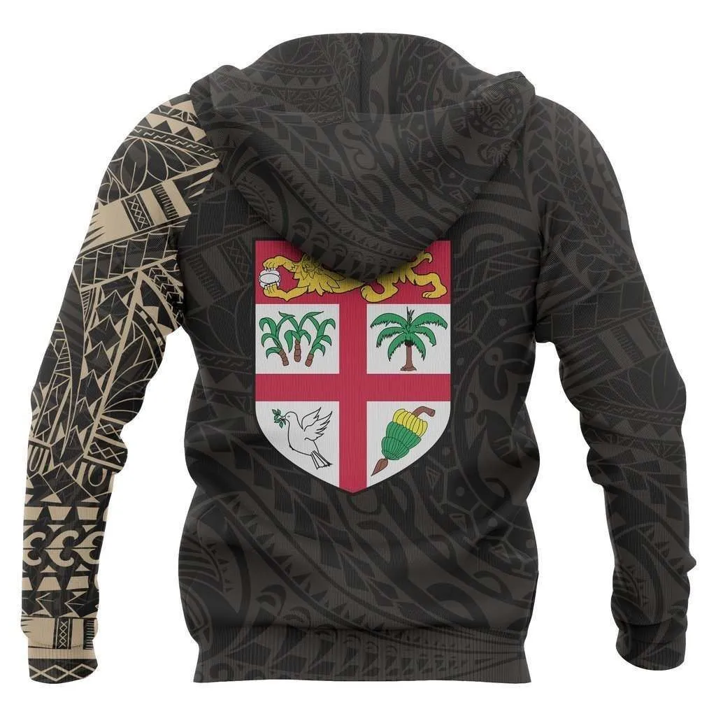 Fiji Polynesian Tattoo Style Hoodie NNK