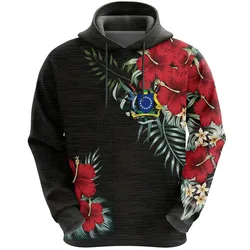 Cook Islands Hoodie - Hibiscus (Men/Women)
