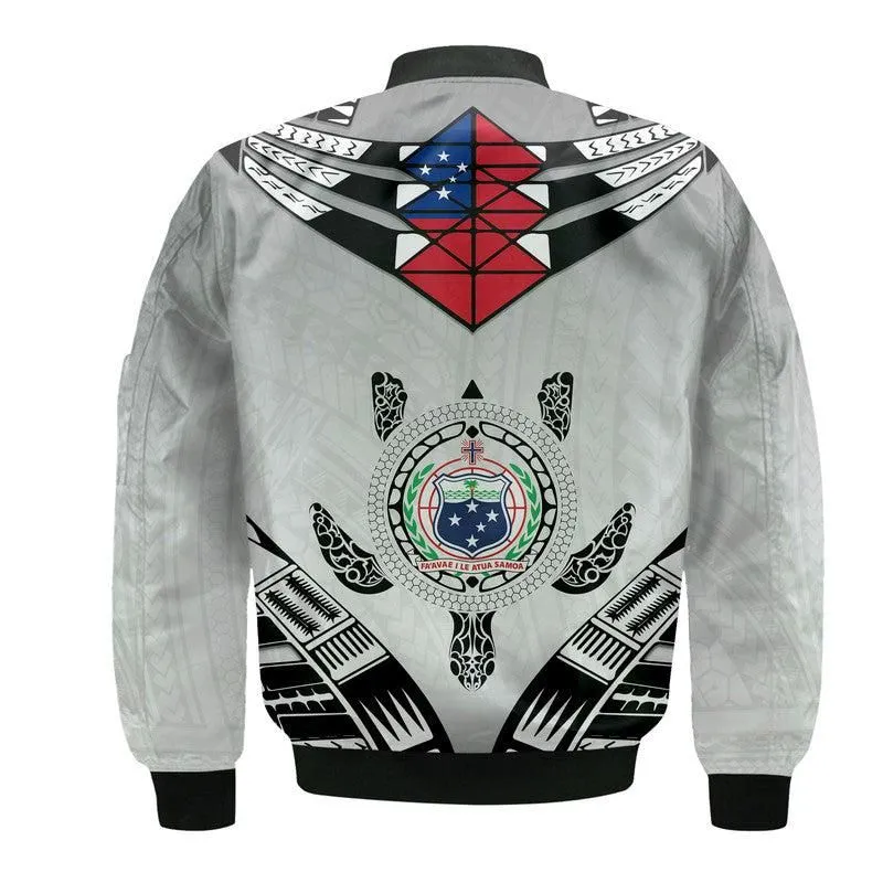 Samoa Black Saturday Bomber Jacket Visual Arts LT9