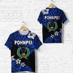 FSM Pohnpei T Shirt Unique Vibes - Blue LT8